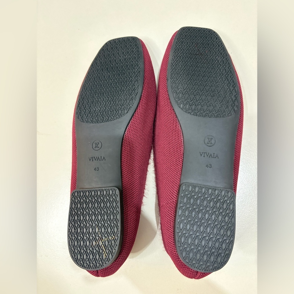 Vivaia NWOB Square-Toe Faux Mink-Knit Loafers EU43 - Picture 5 of 6